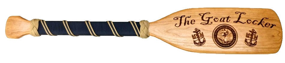 SOLID HARDWOOD PADDLE, 30 inch customized, military gift, awards