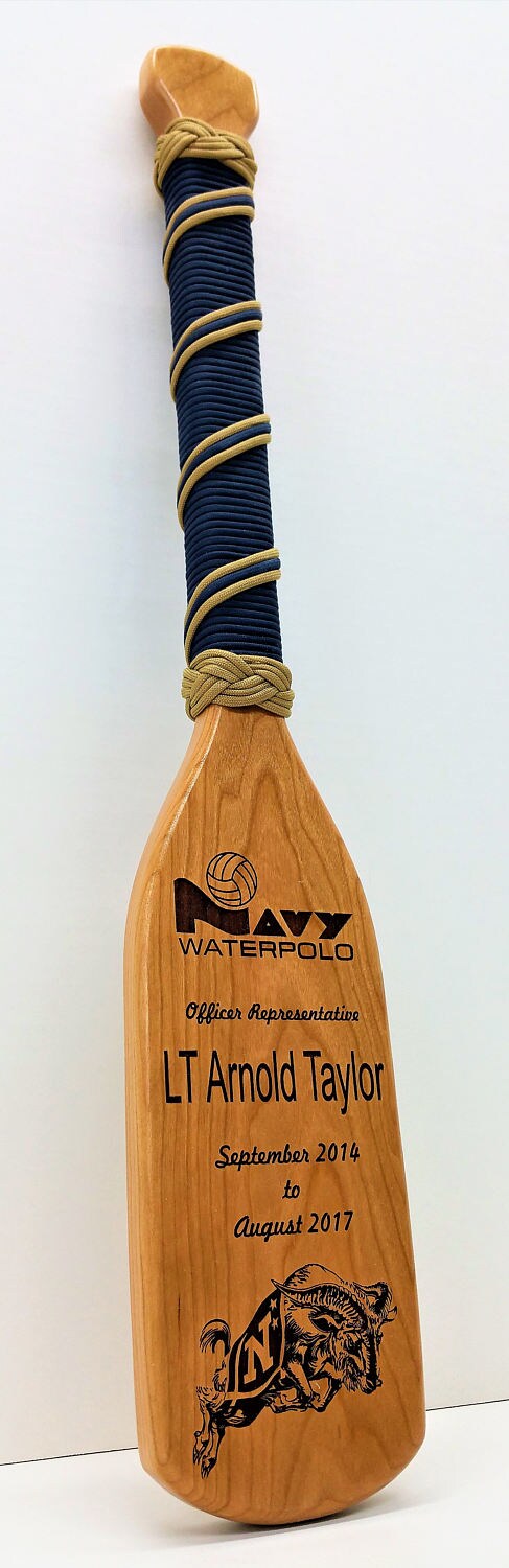 SOLID HARDWOOD PADDLE, 24 inch customized, military gift, awards, personalized, Navy gifts